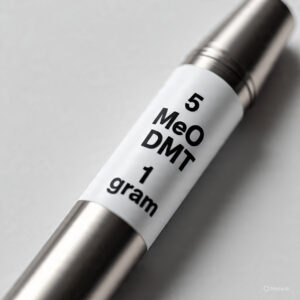 One-gram vape cartridge inserted into a slim vape pen